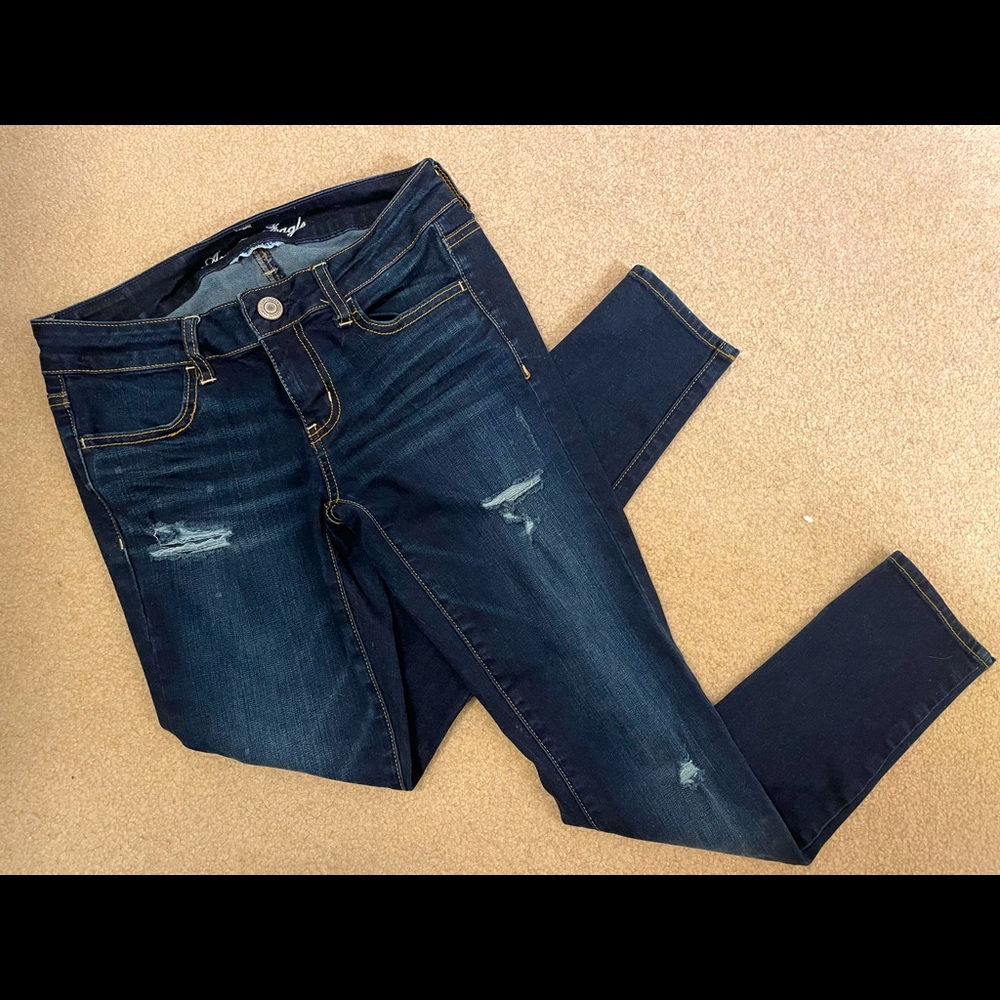 Size 4 Short AE jeggings jeans - super stretch